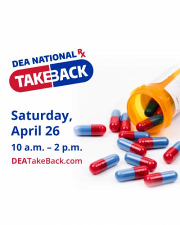 DEA Drug Take Back Day - April 2025 DEA Logo