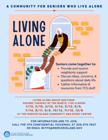 Living Alone group flyer