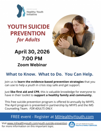 Suicide Prevention Flyer