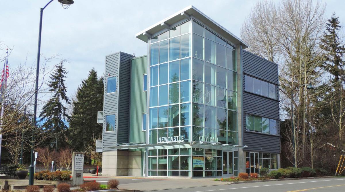 Mercer Island Municipal Court is located in Newcastle City Hall