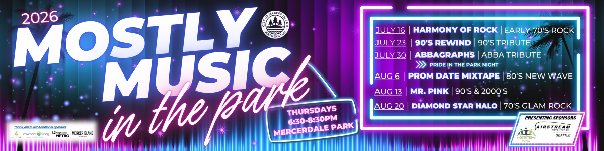 Mostly Music in the Park 2026