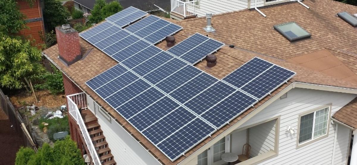 Solar panels on MI home