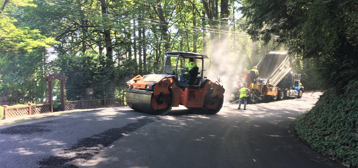 Road paving