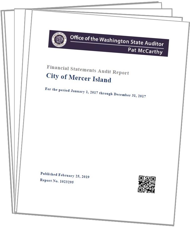 Financial Reporting Mercer Island Washington