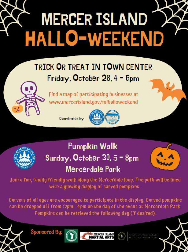 Trick or Treat in Town Center | Mercer Island Hallo-Weekend | Mercer  Island, Washington