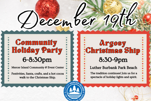 Community Holiday Party Calendar Cover