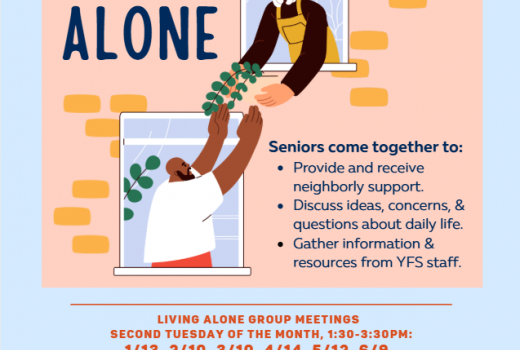 Living Alone group flyer