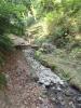 downstream end of stream cobble lined channel off EMW