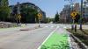 Completed intersection facing south on 77th Avenue SE. 