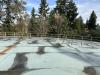 existing roof with new railings in background (north reservoir)