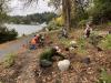 City Council participants and volunteers planting 1