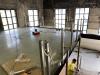 mezzanine railing install