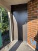 restroom door painted