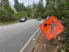  traffic control along E Mercer Way. 