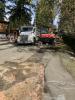Installation of water main.
