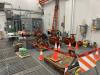 Buildup of mechanical and piping for booster pumps 6 & 7.
