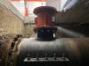 The wet-tap connection for the discharge of pumps 6 & 7 was completed on Monday.