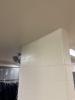 Drywall patch after steel bracket install.