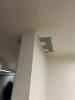Drywall patch after steel bracket install