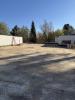 Lower roof with green roof and irrigation system removed. 