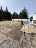 Existing roof insulation removal in preparation for new TPO roof.