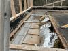 Framing at Public Works building.