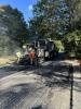 Top lift asphalt paving work.